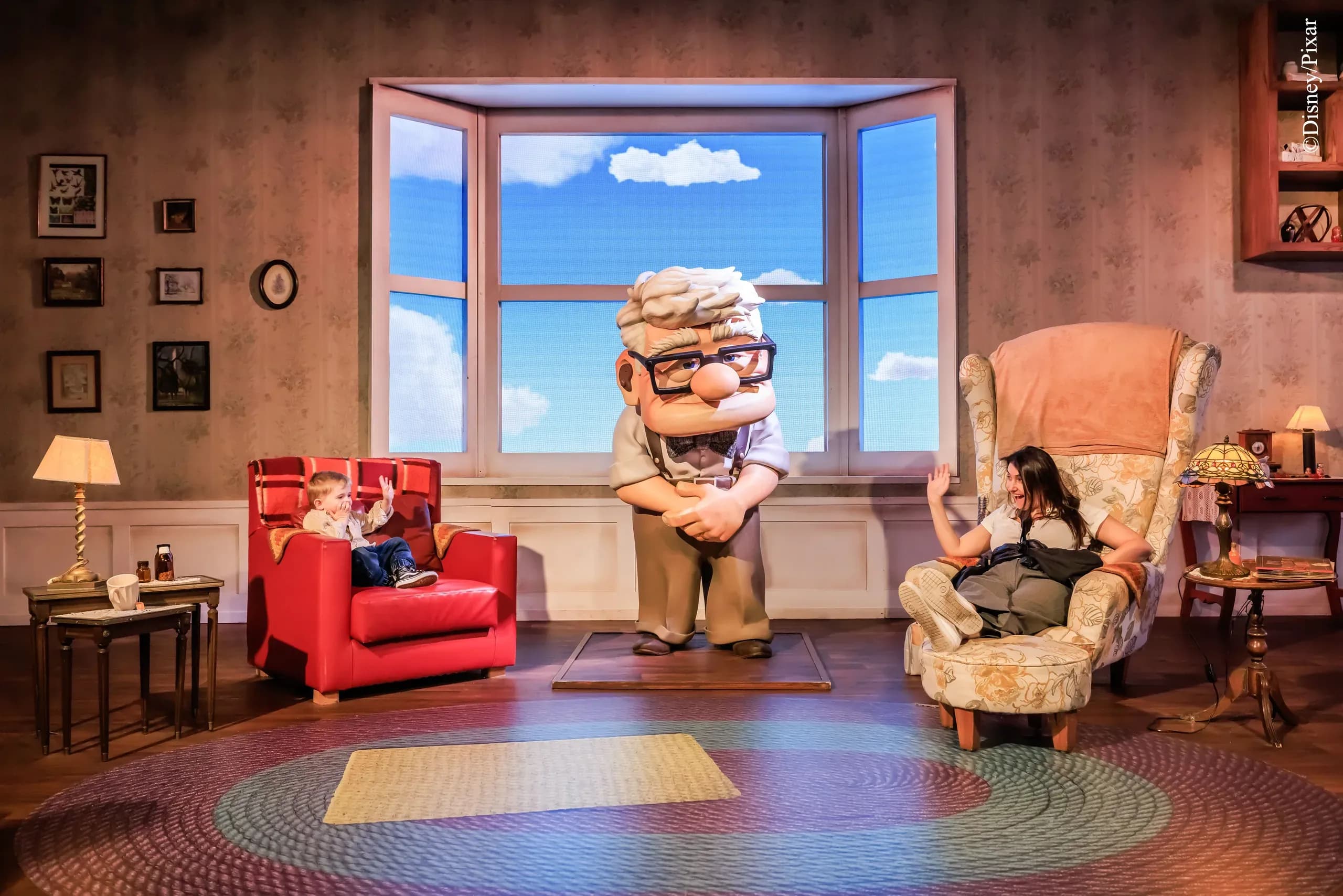 People sitted in Up Room